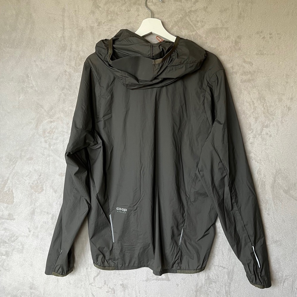 Coop Cycles Cycling Rain Coat Mens Large Lightweight Activewear Outdoors - Picture 2 of 13